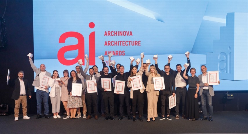 В Десетото юбилейно издание на архитектурен конкурс ARCHINOVA ARCHITECTURE AWARDS бяха раздадени 20 отличия