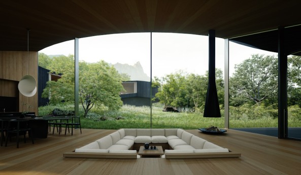 Минимализъм сред дивата природа - Проектът Not A Hotel Yakushima на Simple Architecture
