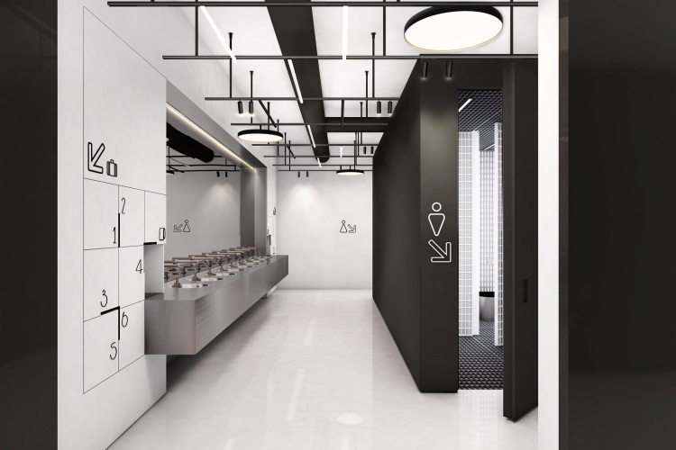 арх. Евстатиева и арх. Йовчев-Проект The black box, Източник: https://thebathroom.bg ___.___The_black_box_750x500